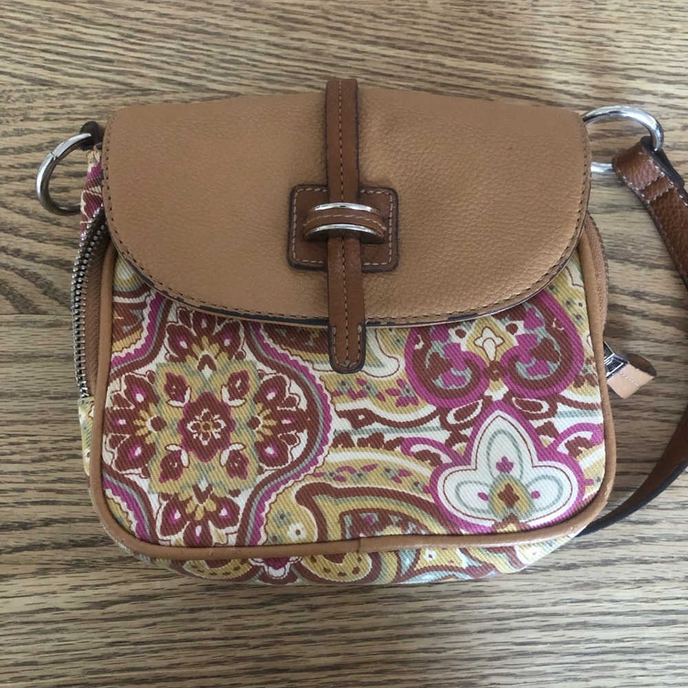Tignanello paisley crossbody bag
